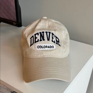 Beige Denver Colorado Cap